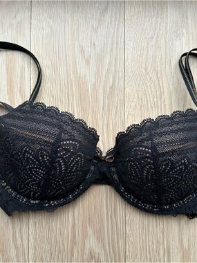 Chantelle Black Lace Underwire Lace Bra